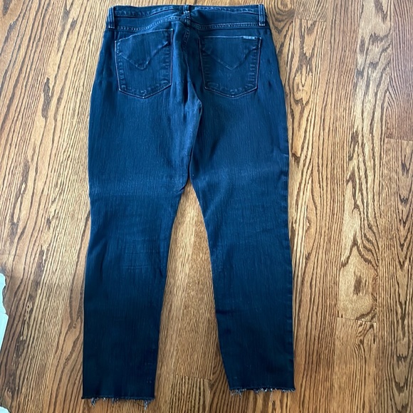 Hudson Black Jean Raw Hem 29 - Picture 5 of 7